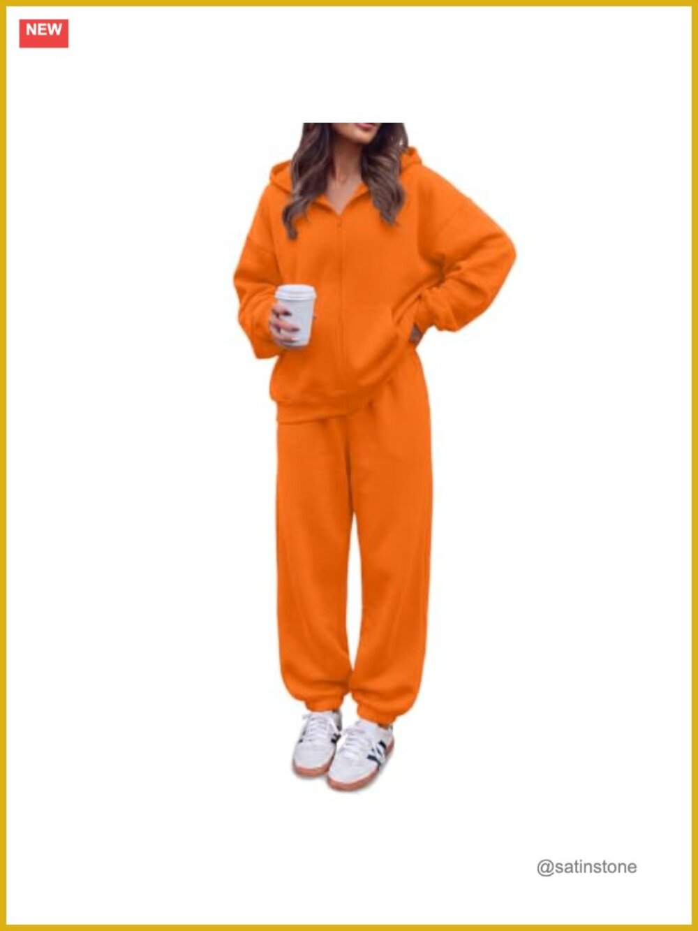 Women's 2 Piece Sweatsuit Set Full Zip Hoodie Jogger Pants Tracksuit
